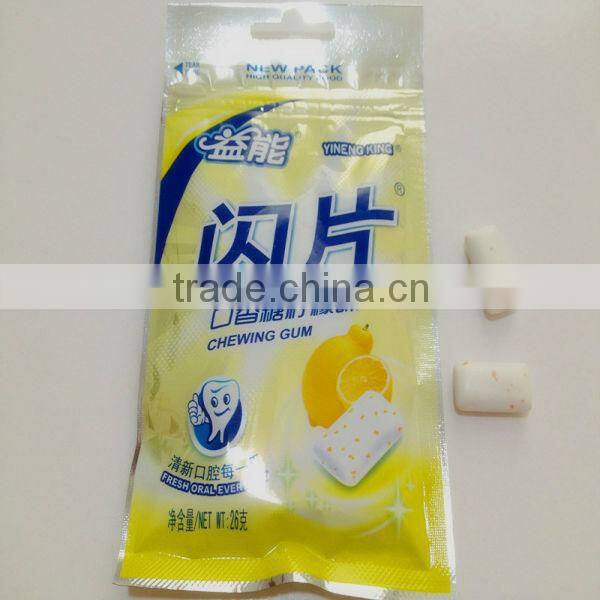 bubble gum flavor lemon flavor