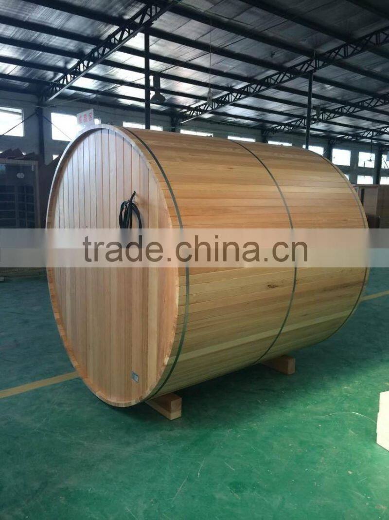 Hot selling outdoor infrared barrel sauna