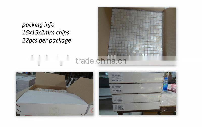 elegant brown shell mother of pearl Mosaic