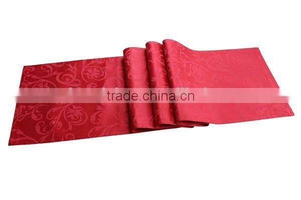 Wholesale 100% Polyester Party Decorative Christmas Table Runner