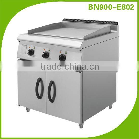 (BN900-E802L) Cosbao electric grill and griddle with digital control, stainless steel flat griddle, hotel kitchen equipment