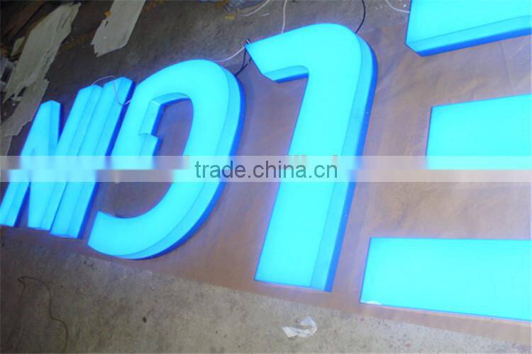 Super bright Acrylic letters laser engraving acrylic led sign