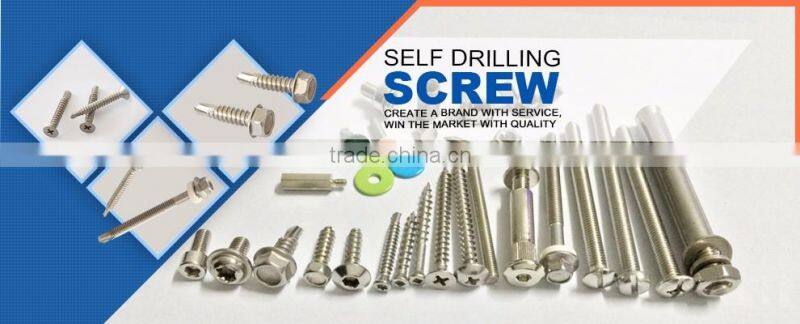 white zinc plating screw and fastener
