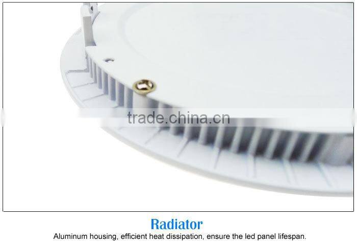 Round light led panel light factory with CE RoHS approved