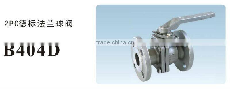 2 inch Full Port high quality Investment Casting 2pc Flanged Ball valve(DIN) manua operations