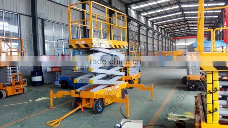 8m mobile hydraulic scissor lift table pallet truck