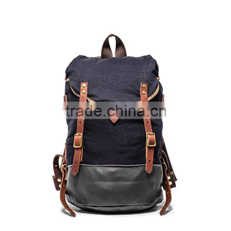 Women men Canvas Active Hiking bag Backpack Travel bag