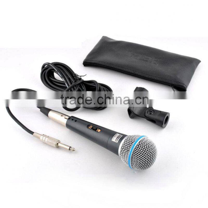 New 2015 Best sound heavy bass wired stereo microphone from China factory