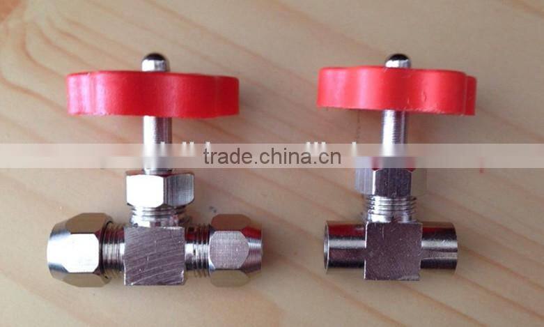 ferrule micro needle valve
