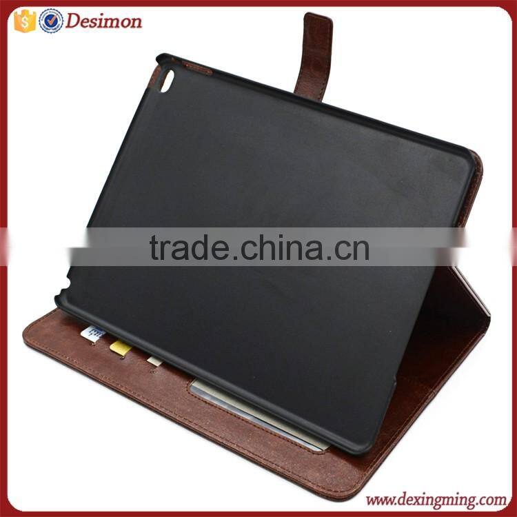 pu leather case for ipad air 2 , for ipad air 2 covers with own logo