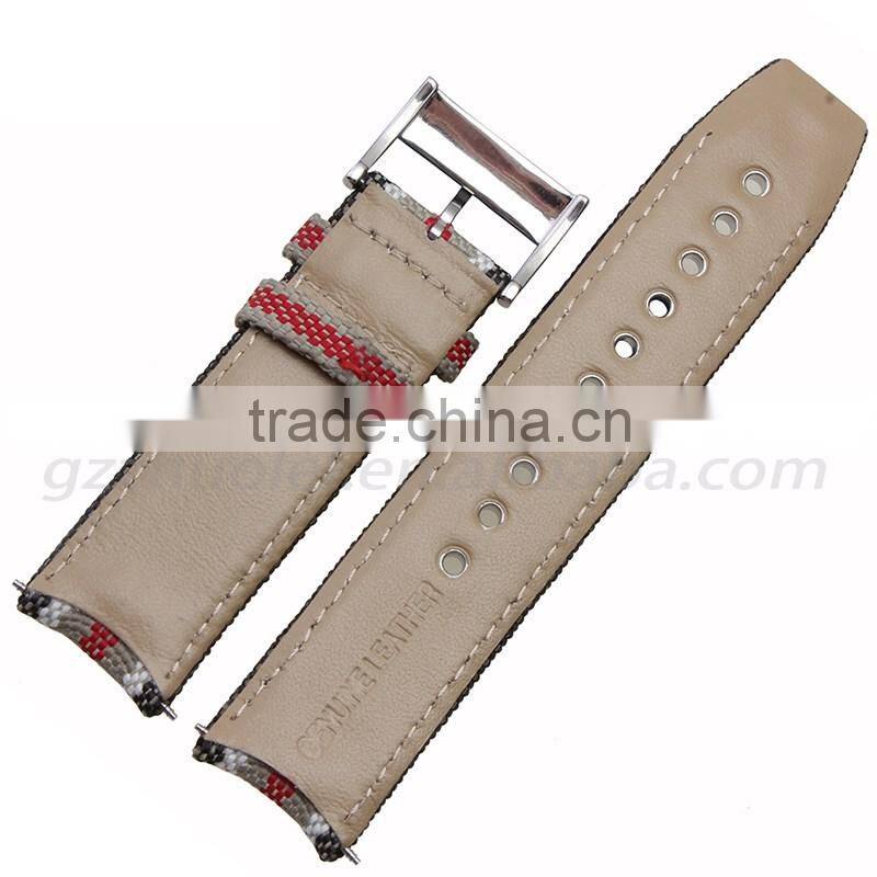 China Wholesale Custom Fashion Customize logo printing Nato Nylon Watchband 22mm