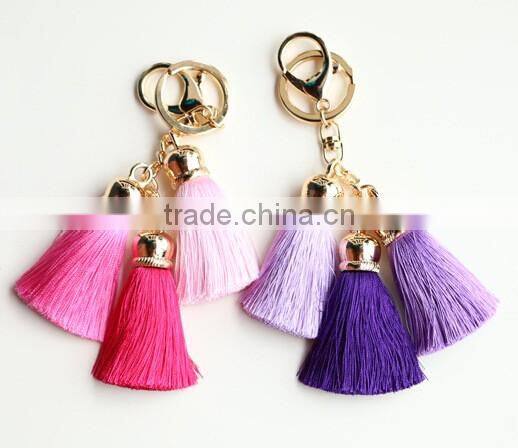 Gradiente Tassel Keychain Key Fob with Lobster Clip Bag Accessories