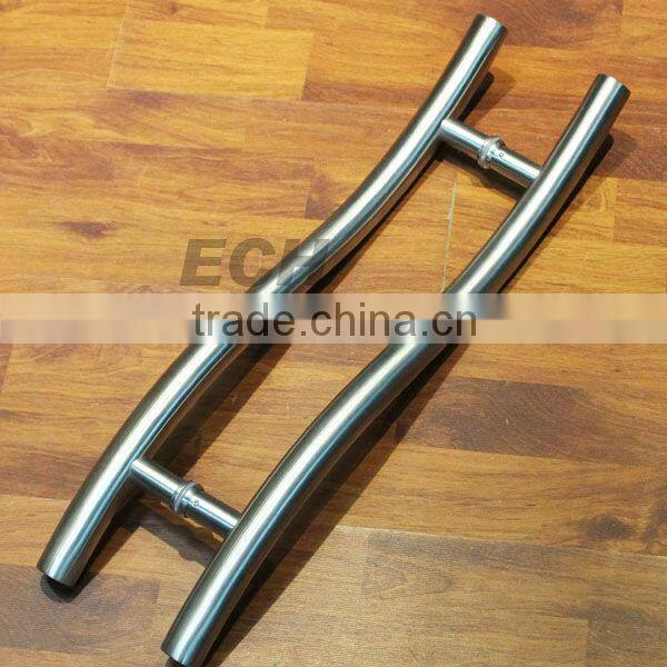 Stainless steel bathroom glass door handle