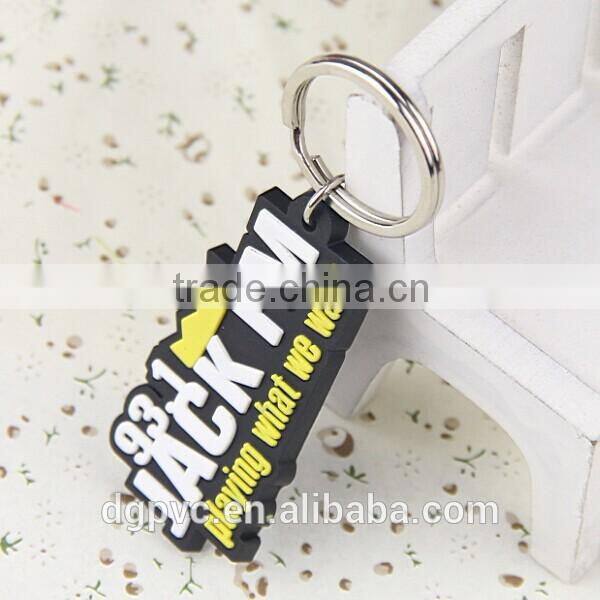 Factory Manufacture & Wholesale Promotional PVC keychain ring