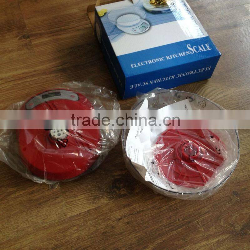 Electronic plastic Kitchen Scale LOT-C04