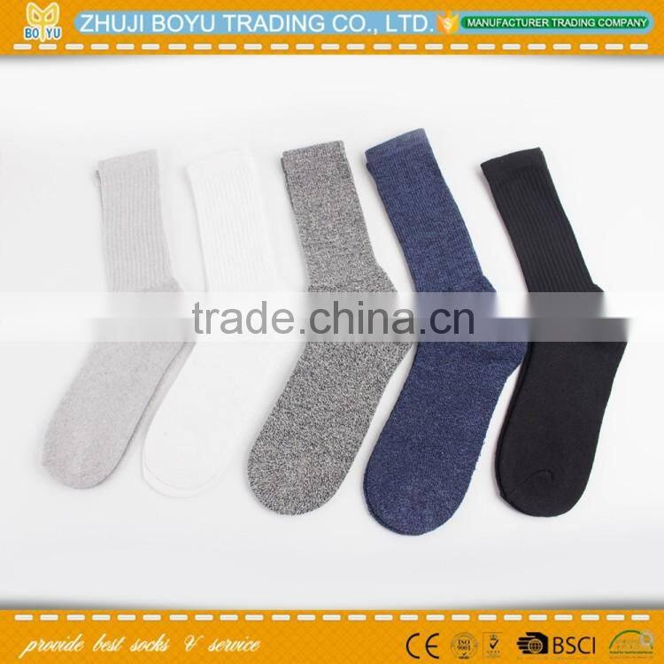 BY-160003 Simple business casual socks custom classic warm socks