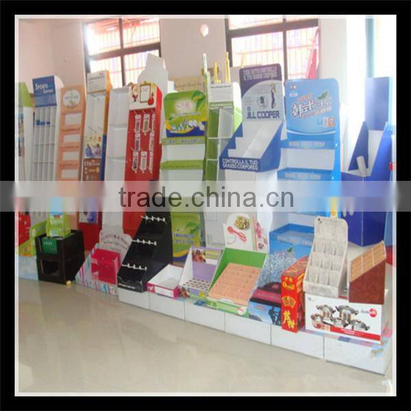 expo cardboard display trolley box,wholesale cardboard trolley box