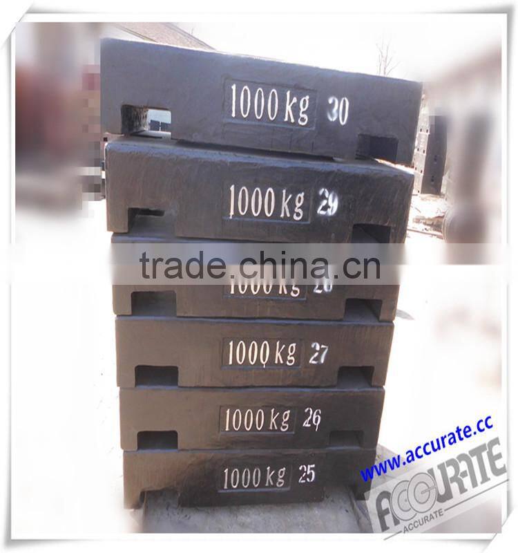 weight class M1, 1000kg test weights, standard weights for calibration, test weights