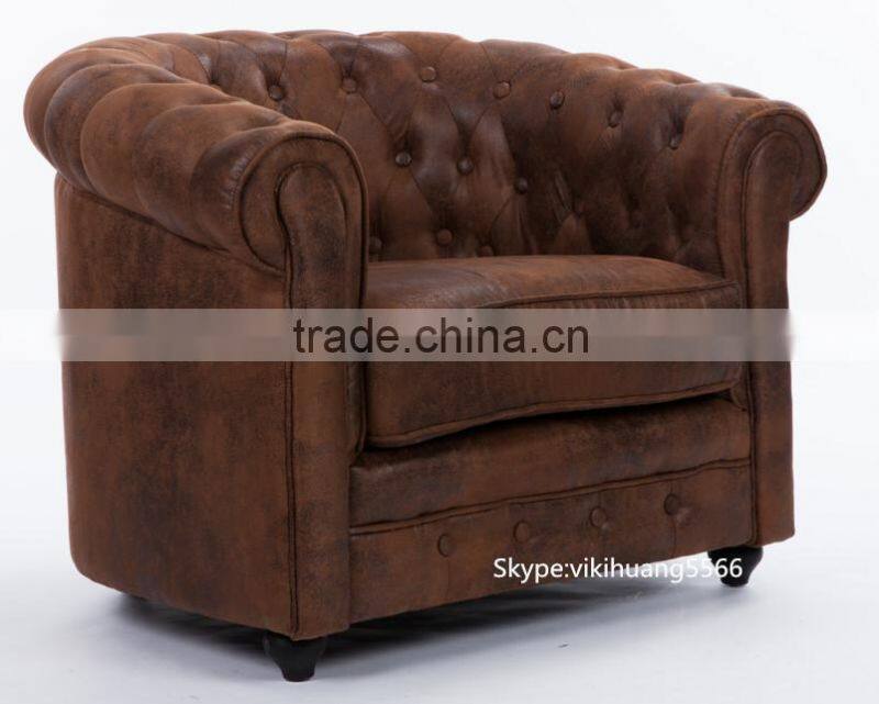 2015 Bonded Leather Club Chair comfortable single sofa chair
