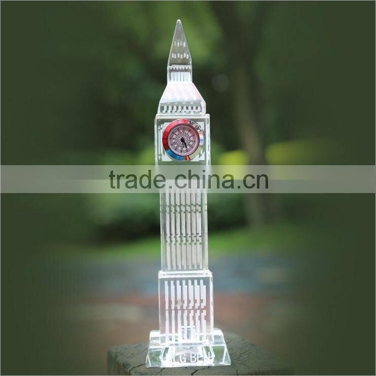 Fashion Newest 3D Crystal Big Ben Model Decoration
