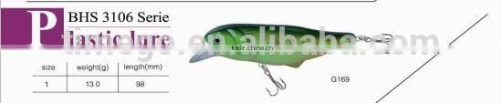 Chinese Manufacturers Hard Plastic Fishing Lure for 2015