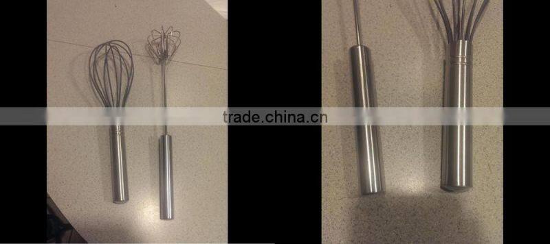 Rotating Whisk,Egg Beater Cake Baking Utensils