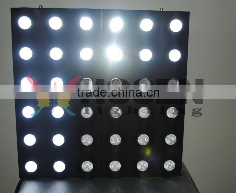 New product 6x6 36eyes 3W Golden matrix light Hanging for rental business HS-LBL3603