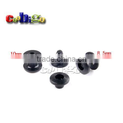Plastic Black Safety Sewing Button For Bag Garment Luggage Accessories #FLC274A-B/B-B