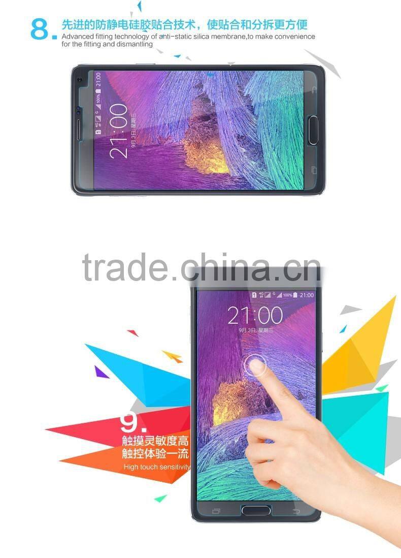 2.5D Tempered Glass Screen Protector For Samsung Galaxy Note 4 N9100 5.7" Phone Outer Screen Protector