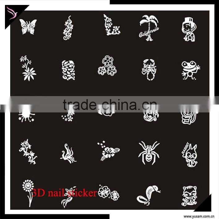 wholesale/OEM sticker decal nail art designs nail art sticker