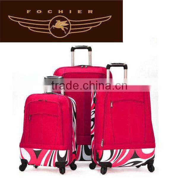 canvas luggage suitcases for girl sky travel luggage bags