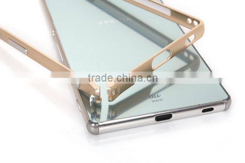 Metal bumper frame case for SONY Z4