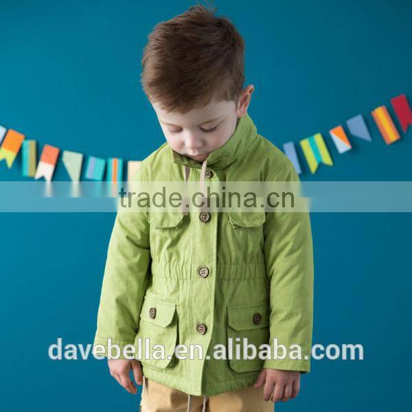 DB775 dave bella 2014 winter infant coat baby wadded jacket padded jacket outwear winter coat jacket boy winter coat