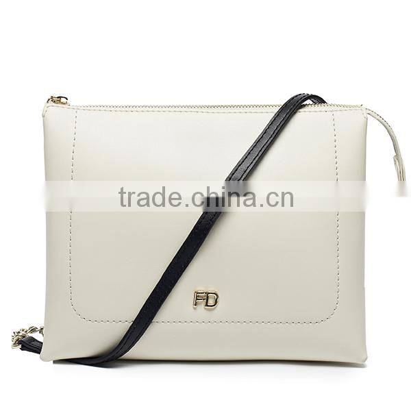 Trendy leather multilayer messenger bags for high school girls