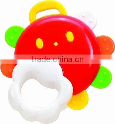 Kid Gift Musical Instrument Colorful Plastic Rattle Shaker Bell Ring Ball Toy Baby Kids Educational Gift Hand toy