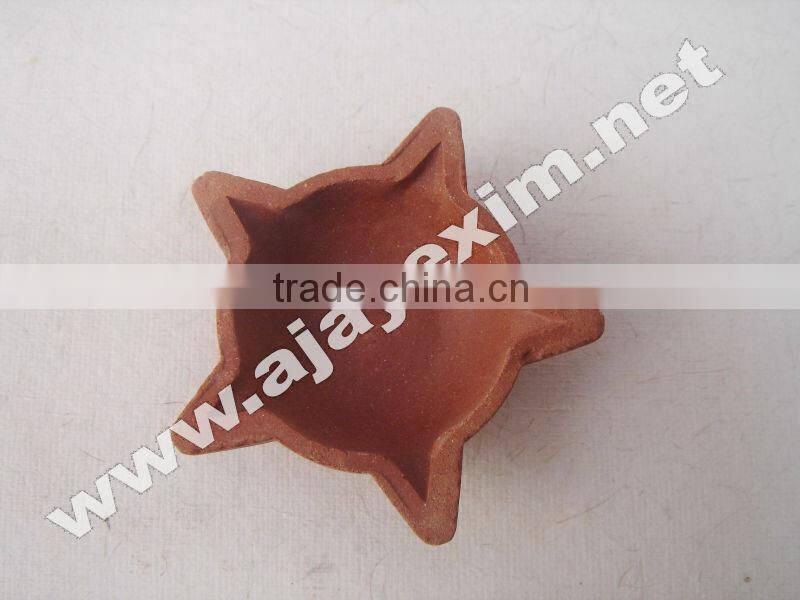 Clay Star Oil Lamp