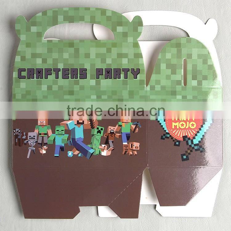 Advanced equipment factory custom white card box case for amusement supplies