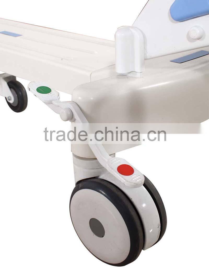 Aluminum Loading Manual up/down Ambulance Emergency Stretcher /Bed trolley