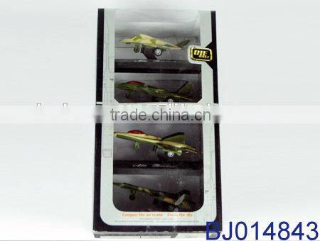 Funny kids toy mini pull back fighter/camouflage diecast combat aircraft