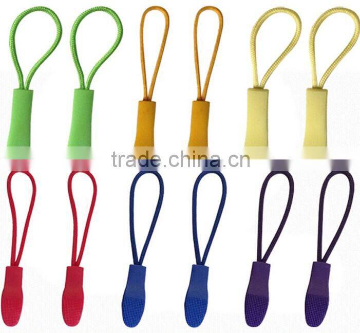 Plastic Elastic Zipper Puller for Bags