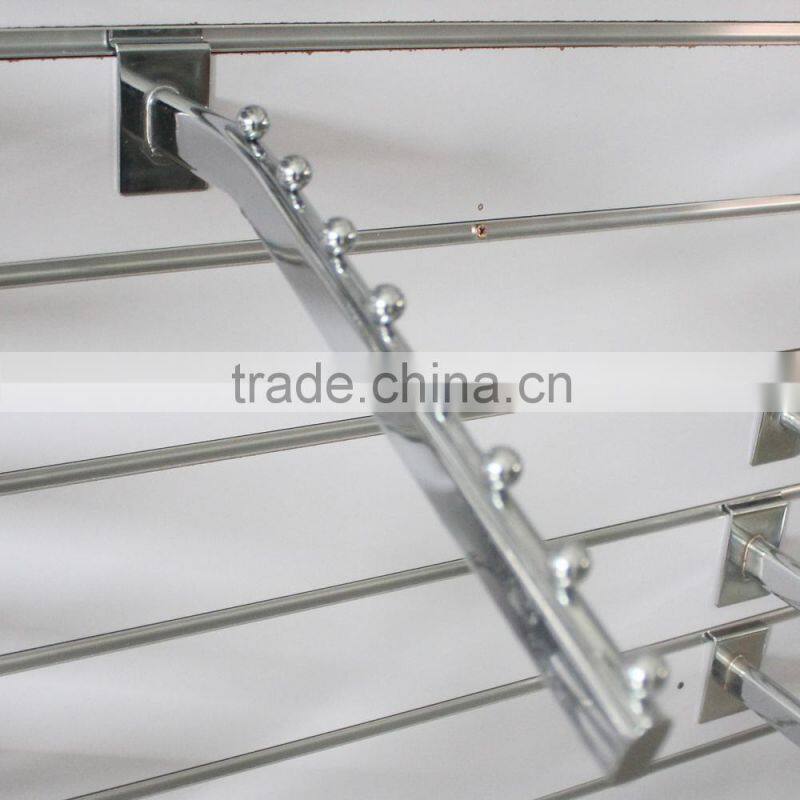 Retail price Hot Saling Chrome Metal display metal hook for clothes Hanger