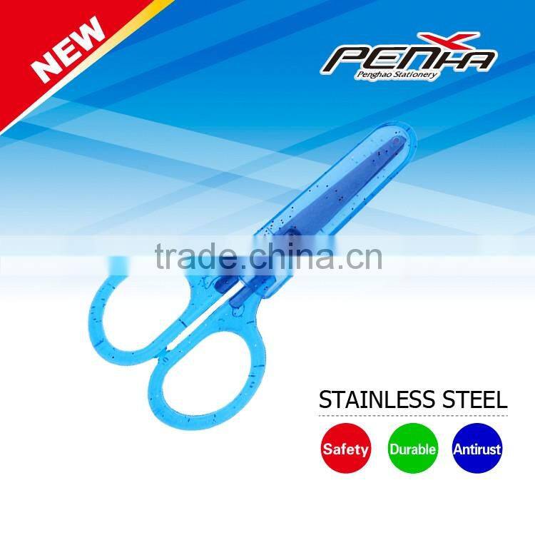 The new hot sale colorful student scissor robust bonzer scissors