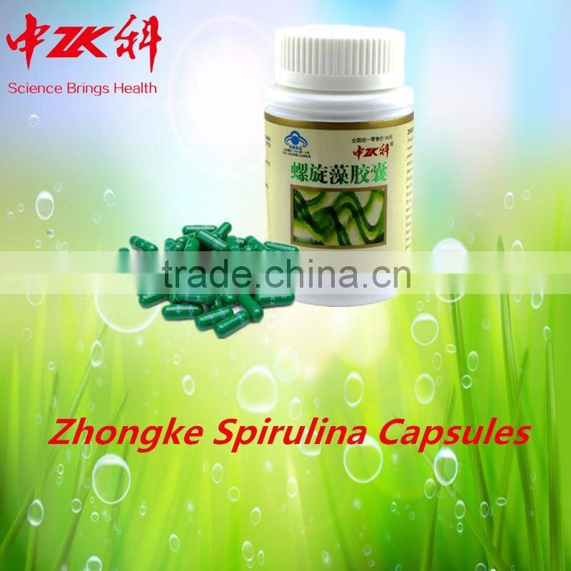 NEW PRODUCT!Zhongke Spirulina Capsule,100% pure Spirulina powder,buyers of chlorella spirulina organic tablet