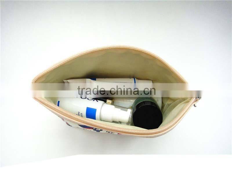 Promotional canvas cosmetic travel bag made in Guangzhou China