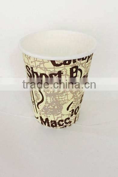 logo printed disposable coffee paper cups. cheap paper cup for hot coffee