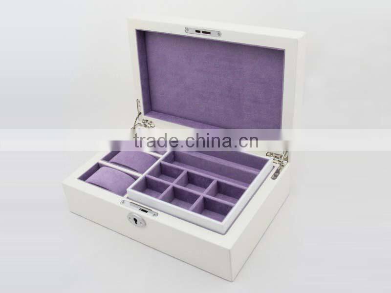 custom logo printed wooden jewelry boxes