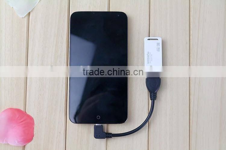 Right Angle Micro USB Host OTG Adapter Cable for Samsung Galaxy Tab 4 3 10.1 8.0