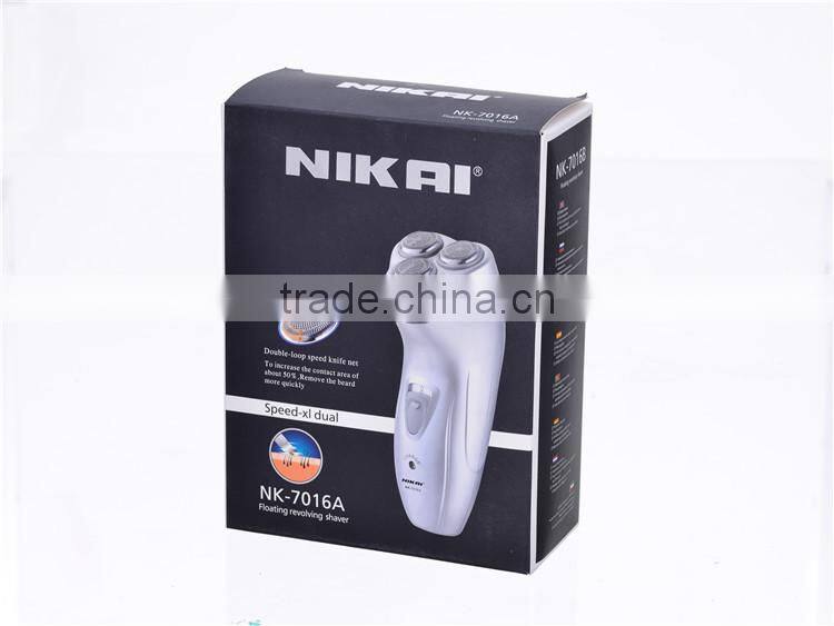 New design whiskers remover shaving razor triple blades disposable razor shaver for man