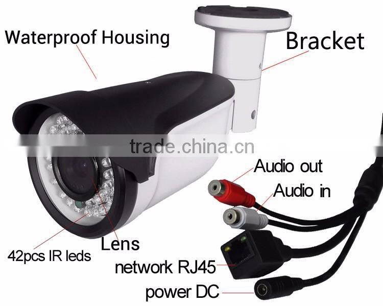 newest out door use star light H.265 4K camera for cctv camera security
