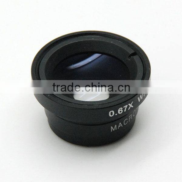 drop shipping 0.67x wide angle lens 10xmacro lens for mobile phone